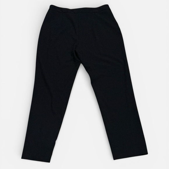 Susan Graver Black Woven Pants - Picture 2 of 3